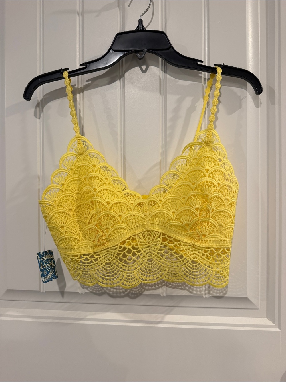 NWT Free People Yellow Lace Bralette - Women Intimates & Sleepwear